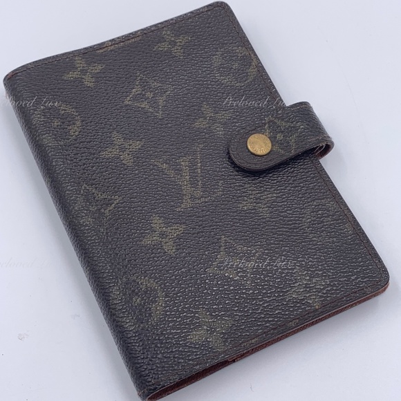 Authentic LOUIS VUITTON Monogram Canvas Small Ring Agenda PM - Picture 4 of 13